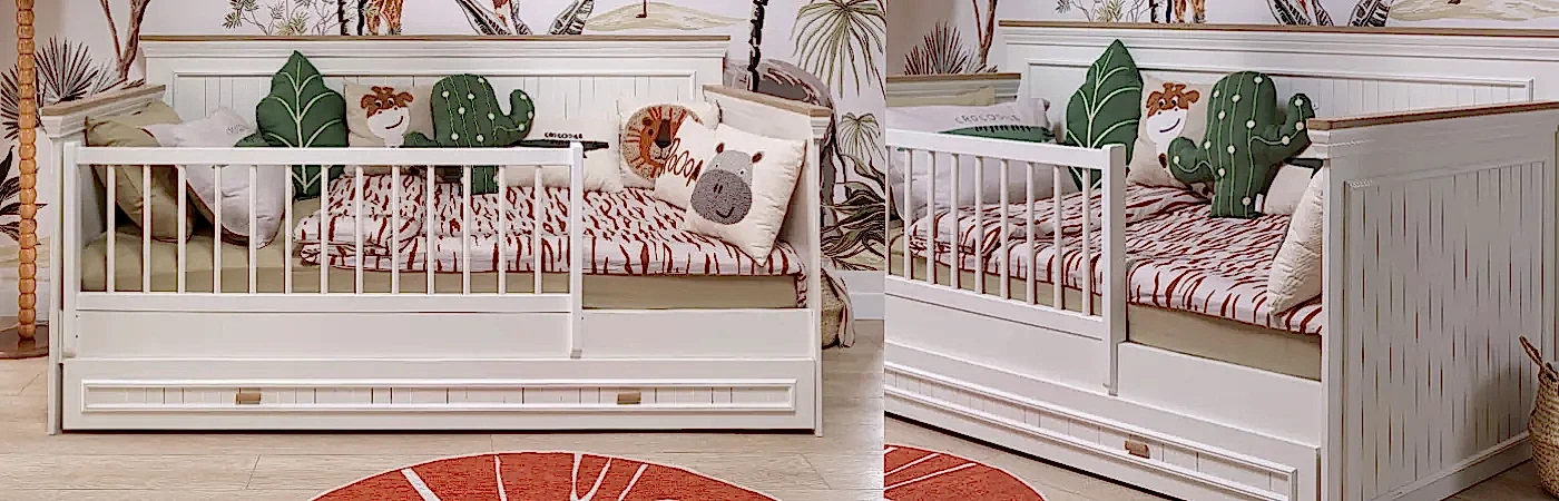 Todi Toddler Karyola Sofa Cibinlik Dönüşüm Seti